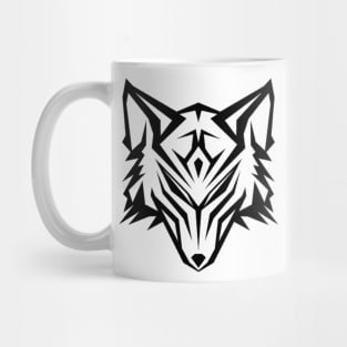 Wolf Head- Lines Mug